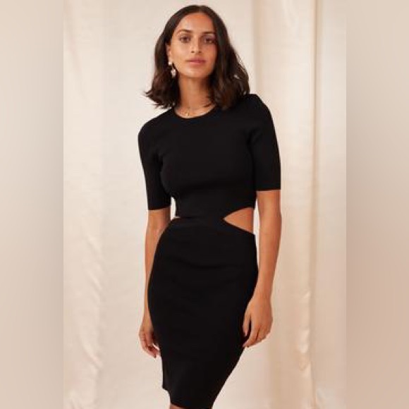 Zara Dresses & Skirts - ZARA CROSSED DRESS WITH CUTOUTS  NWOT